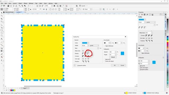 The Outline Pen Tool in CorelDRAW смотреть онлайн