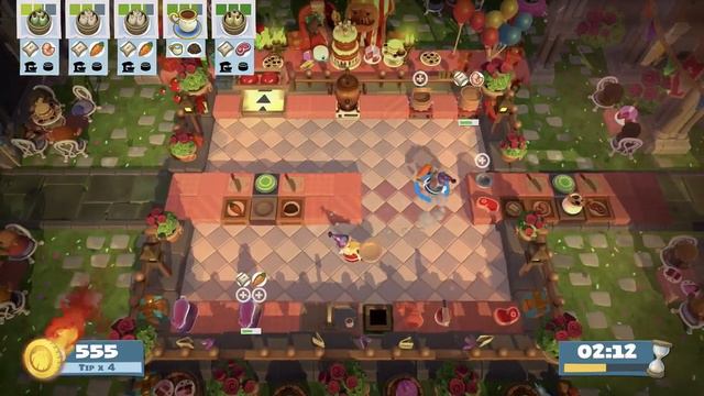 Overcooked! All You Can Eat- Extra Trimmings Birthday Party Lvl 1-4