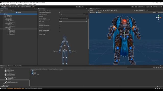 Unity Virtual Fitting Room Full Tutorial + Cloth | Unity, Realtime Tracking, Realsense, Kinect, etc смотреть онлайн