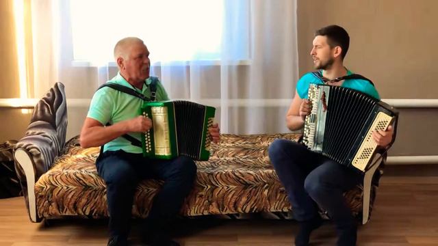 Гармонист и Баянист из г. Фролово - Белым снегом смотреть онлайн