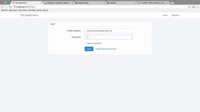 Laravel 5.3 tutorials #17 Blade foreach (intro to factories, faker and seeding) смотреть онлайн
