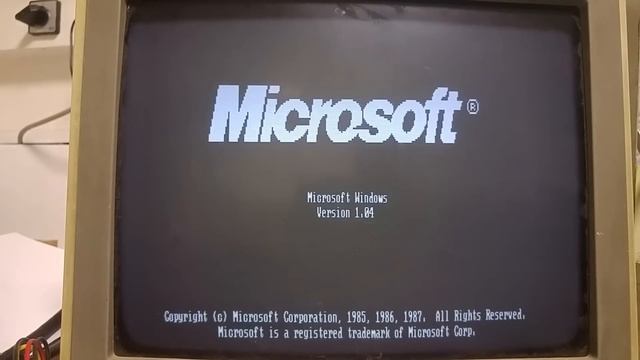Windows1 (1985) PC XT Hercules смотреть онлайн