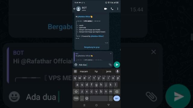 ? REVIEW SC CAMPURAN V9 | ? WOREK | TEMBUS WA ORI / GB | NO ENC ? | #botwaterbaru #scbot #whatsapp