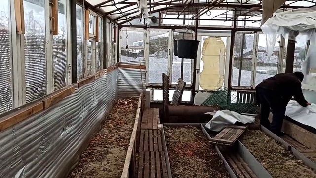 Сегодня съездили на дачу, еле проехали, всё замело. Покормили птичек, покидали снег, размялись! смотреть онлайн