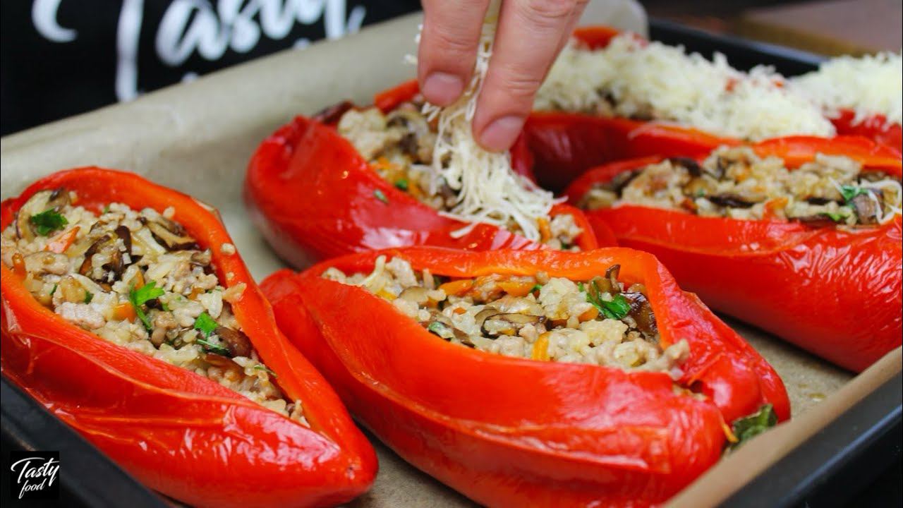 Фаршированный Перец Новый, ароматный и нереально вкусный рецепт! смотреть онлайн