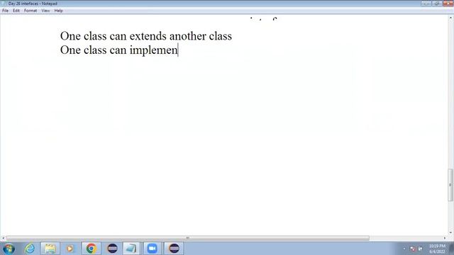 Day 26 2 INTERFACE MULTIPLE INHERITANCE by NiteenSir iCons смотреть онлайн