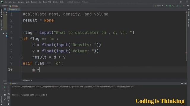 How to calculate Density, mass, volume using Python смотреть онлайн