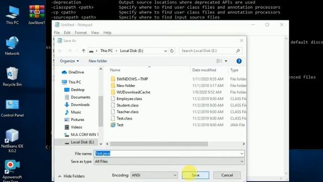 How to compile java in command prompt смотреть онлайн