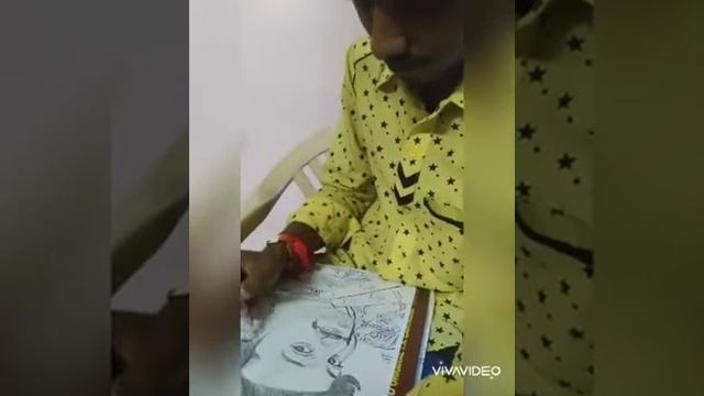 My art my sketch gallery 2nd video new sketch ❤??like support Potrate sketch смотреть онлайн