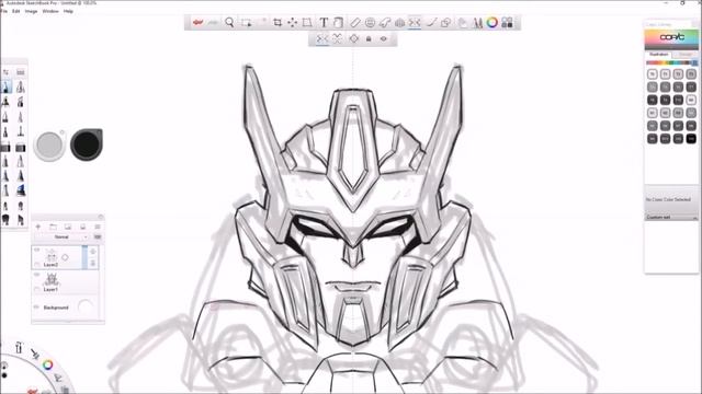 MTMTE Drift Head Sketch Time Lapse смотреть онлайн