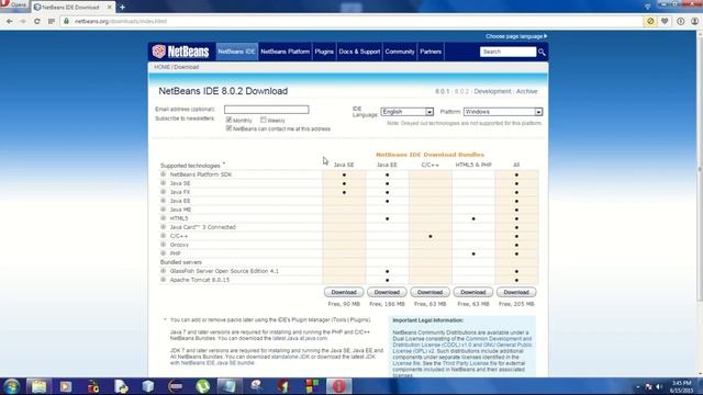 java tutorial : How to download JDK and NetBeans смотреть онлайн