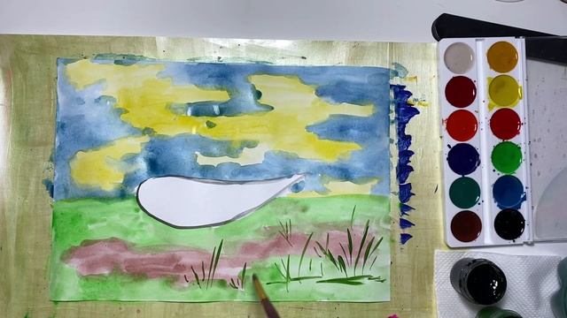 Как нарисовать сороку с детьми 6 -7 лет смотреть онлайн