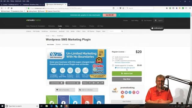 WordPress Daily Episode 29 SMS Marketing Plugin смотреть онлайн