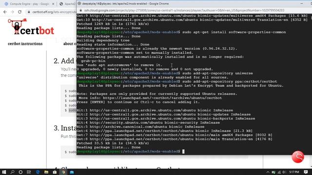 How to Install HTTPS SSL/TLS Encryption Certificate to secure Apache2 Server | Let's Encrypt Part-4 смотреть онлайн