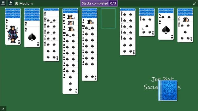Microsoft Solitaire Collection - Spider - October 10 2023 смотреть онлайн