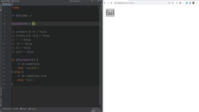 PHP Boolean Data Type - Full PHP 8 Tutorial смотреть онлайн