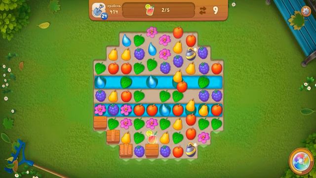 GardenScapes Level 414 Walkthrough смотреть онлайн