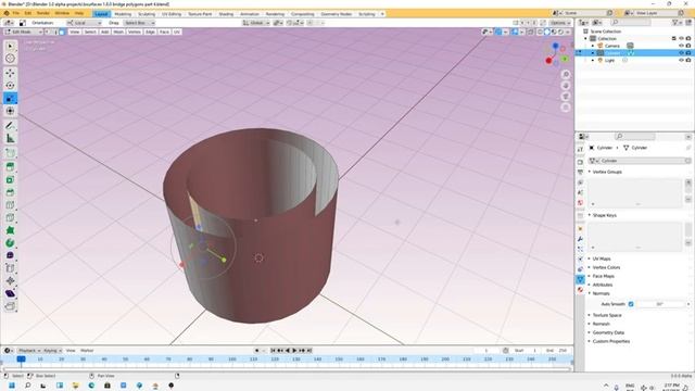 Blender 3.0 Alpha (Bsurfaces 1.8.0) Bridge between 2 separate polygons (2021) part.4 смотреть онлайн