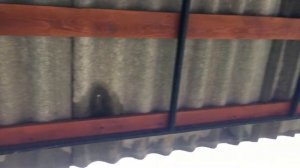 Ремонт дырки от гвоздя в шифере за 5 минут!