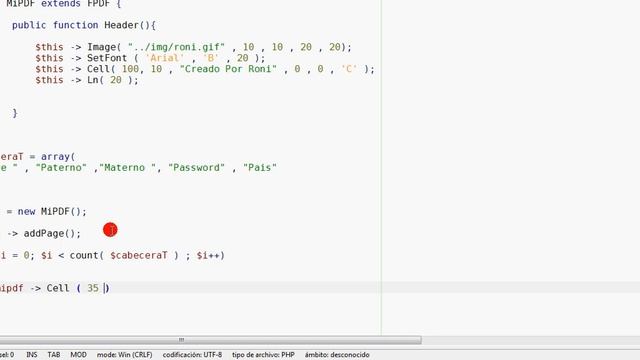 Creando PDF con PHP y My SQL Parte 03 смотреть онлайн