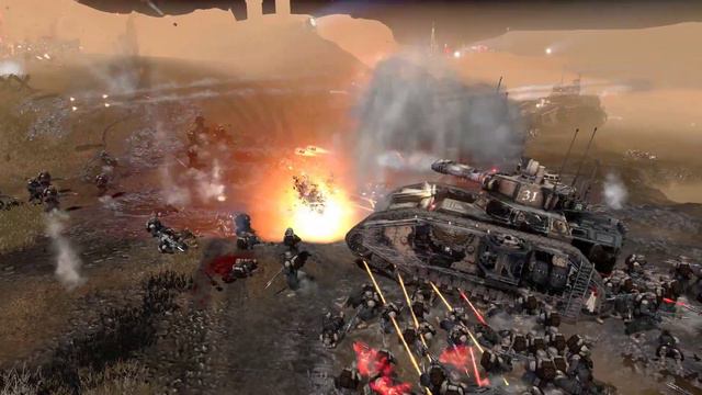 Death Korps of Krieg vs Iron Warriors! - Astartes Mod, Warhammer 40K: Dawn of War 2: Retribution смотреть онлайн