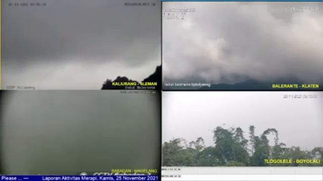 Live Streaming Merapi Volcano Eruption - Yogyakarta and Central Java, Indonesia 25-11-2021 смотреть онлайн
