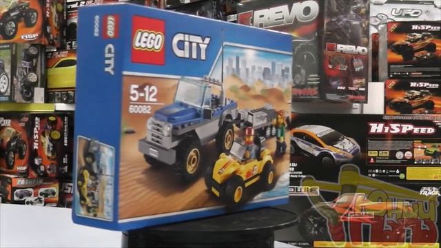 Обзор lego 60082 Перевозчик Песчаного Багги Lego City смотреть онлайн
