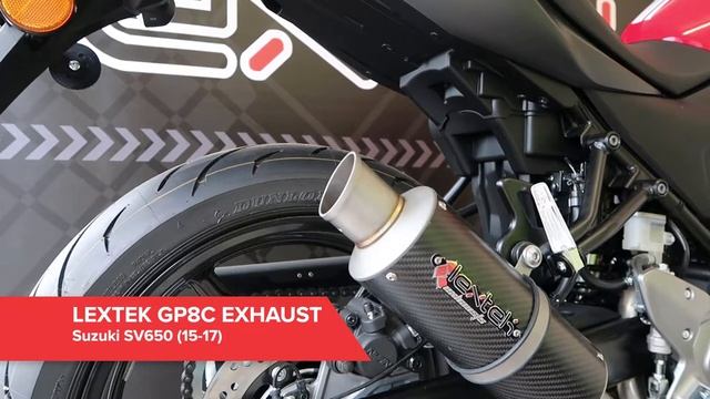 Lextek GP8C Exhaust Sound: Suzuki SV650 (15-17) смотреть онлайн