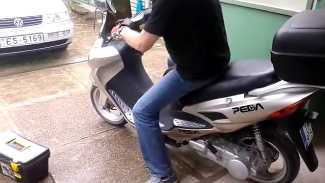 заводим китайский скутер смотреть онлайн