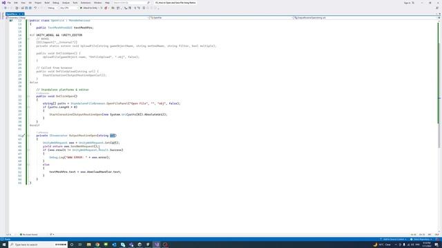 How to Open and Save File Using Native Standalone File Browser at Runtime in Unity смотреть онлайн