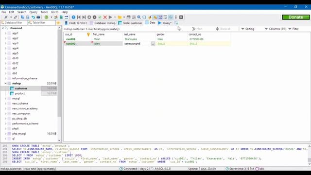 Data Base Task 08 | Write a Search Query Statement | 1st Year | Java Institute|Vihandu amarasinghe смотреть онлайн