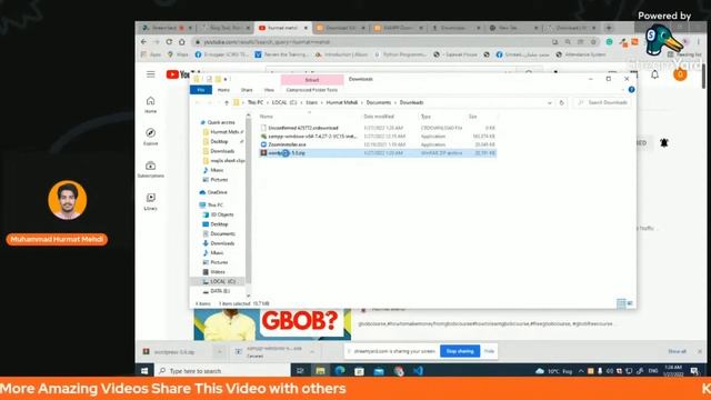How to install WordPress localhost on xampp 2022| WordPress installation step by step |Hurmat Mehd смотреть онлайн