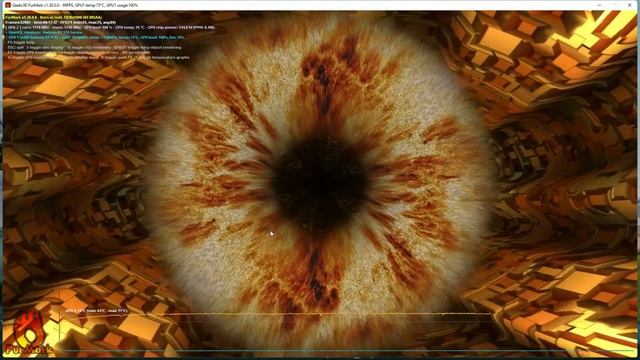 Furmark RX 570 test смотреть онлайн
