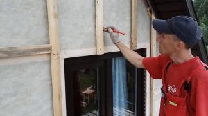 Как правильно отделать окно Отделка окна откосами ВИНИЛОВОГО сайдинга приоконной планкой под сайдин