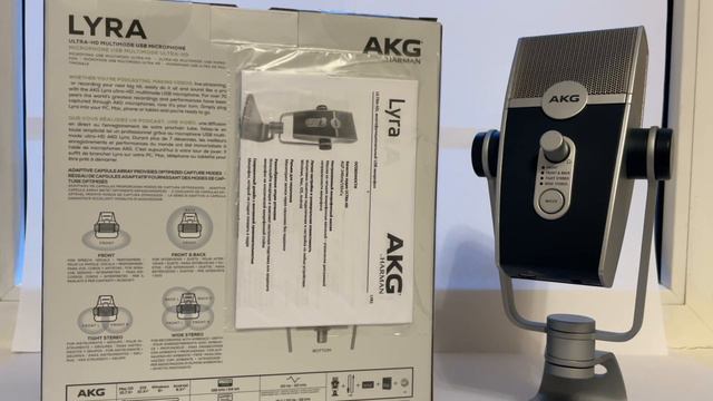 ОБЗОР НА USB МИКРОФОН AKG LYRA C44-USB смотреть онлайн