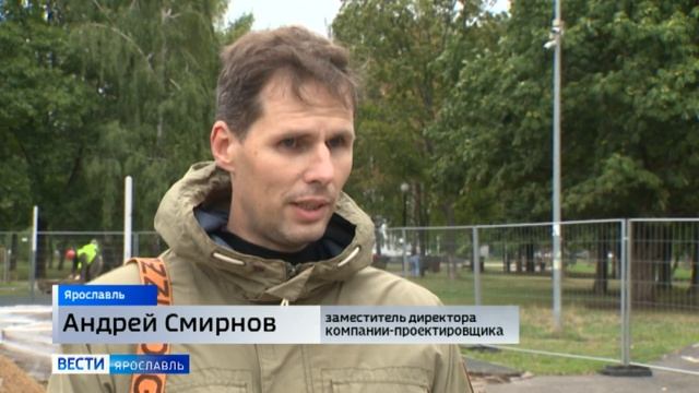 В Ярославле идут работы по установке стелы «Город трудовой доблести» смотреть онлайн