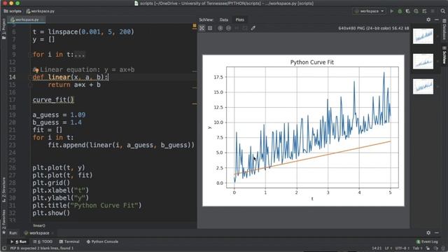 How to use SciPy to curve fit in Python || Python for Engineers смотреть онлайн