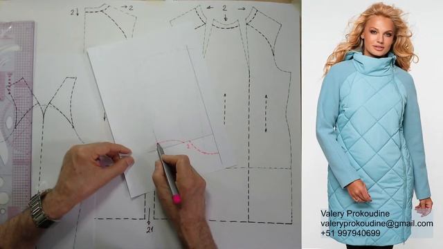 моделируем куртку modelado de casaca #курсыкройкиишитья #diseñodemodas #валерийпрокудиншитьё смотреть онлайн