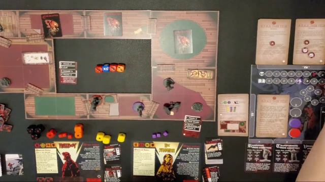 HellBoy The Board Game - Solo Play - Perils of the Job смотреть онлайн