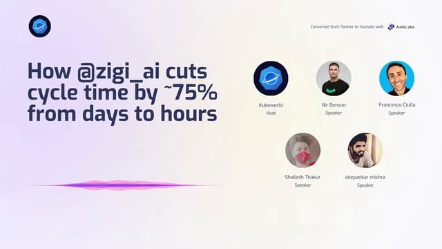 How Zigi Cuts Cycle Time by ~75% From Days to Hours - Twitter Space смотреть онлайн