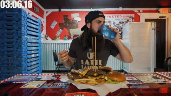 BURGER BARN'S MONSTER BURGER CHALLENGE | TEXAS EP.2 | BeardMeatsFood
