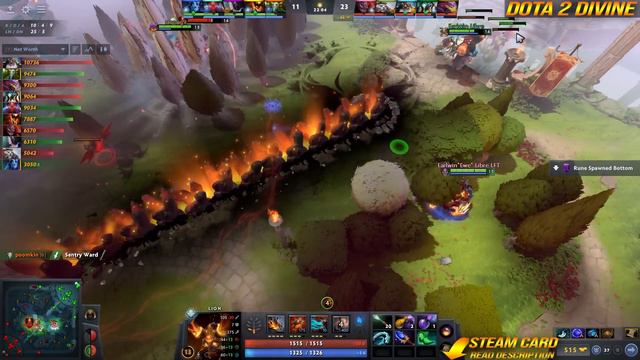 🔥 2000 DMG Lion THANOS FINGER is BACK — 19x Stack Aghanim + Octarine Core META Dota 2 Pro смотреть онлайн