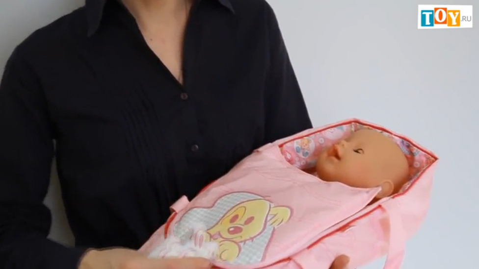 Кукла Бэби Борн (Baby born) Спальный мешок (интерактивный) смотреть онлайн