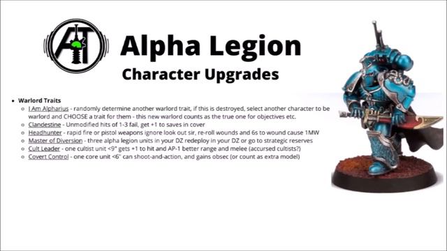Alpha Legion - an Army Overview in Warhammer 40K - Codex Chaos Space Marines Tactics смотреть онлайн