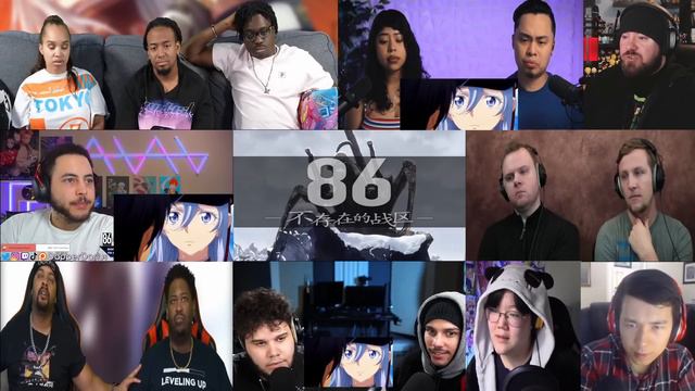 86 (Eighty-Six) Episode 23 Reaction Mashup (Part 2 Episode 12) | 86―エイティシックス― смотреть онлайн
