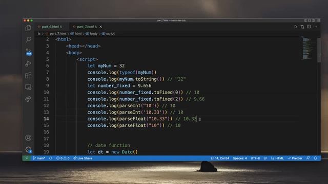 javascript : part 6 and 7 смотреть онлайн