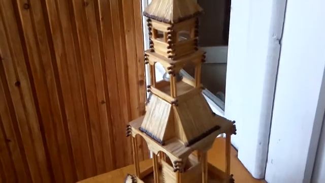 Как сделать из спичек дом церковь храм своими руками смотреть онлайн