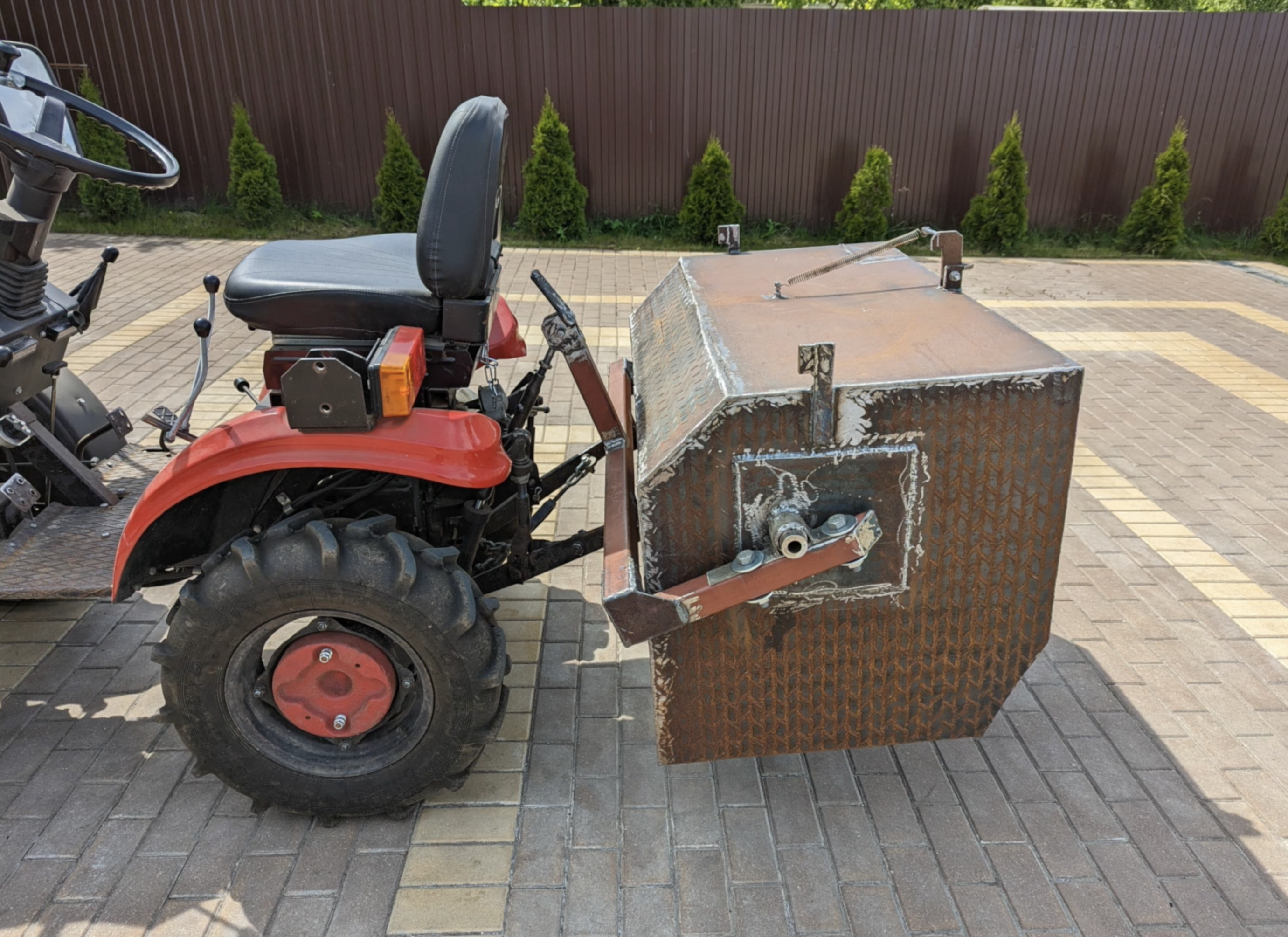 МТЗ 152. Задний ковш самодельный. 2 вариант. смотреть онлайн