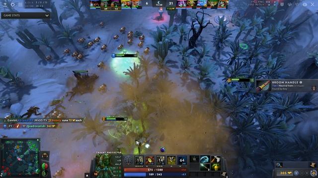 Treant Protector Hard Support Gameplay - Patch 7.23f (Dota 2 Gameplay) смотреть онлайн