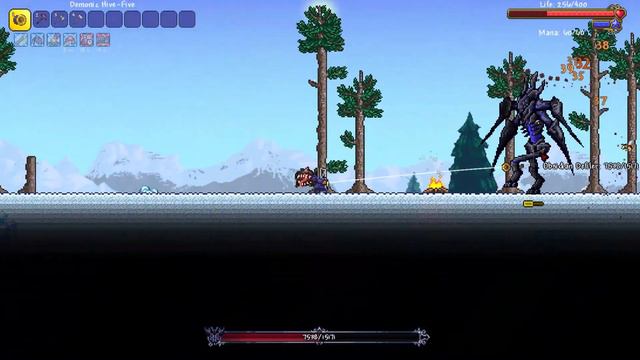 Obsidian Defiler as Deerclops | Terraria смотреть онлайн